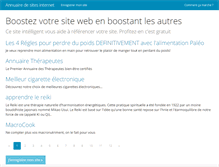 Tablet Screenshot of annuaire-sites-internet.fr